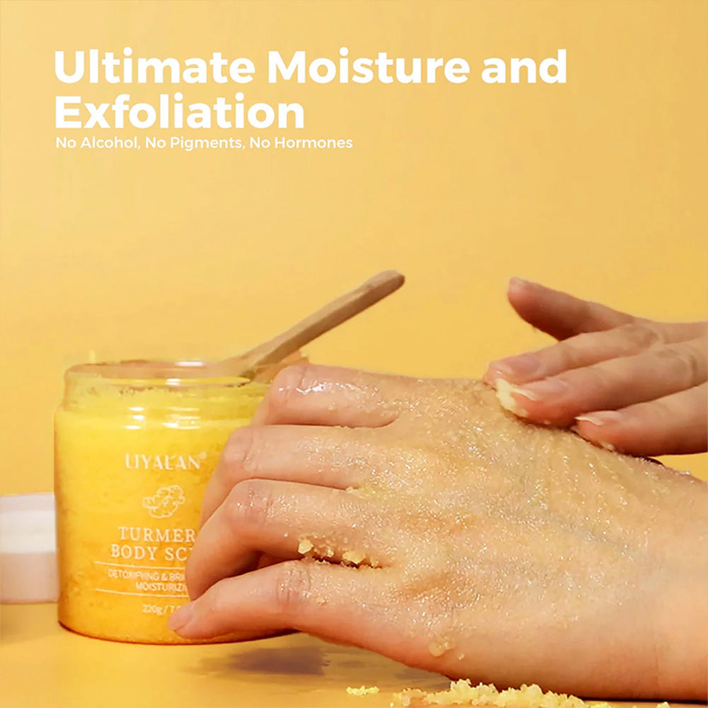 turmeric glow body scrub