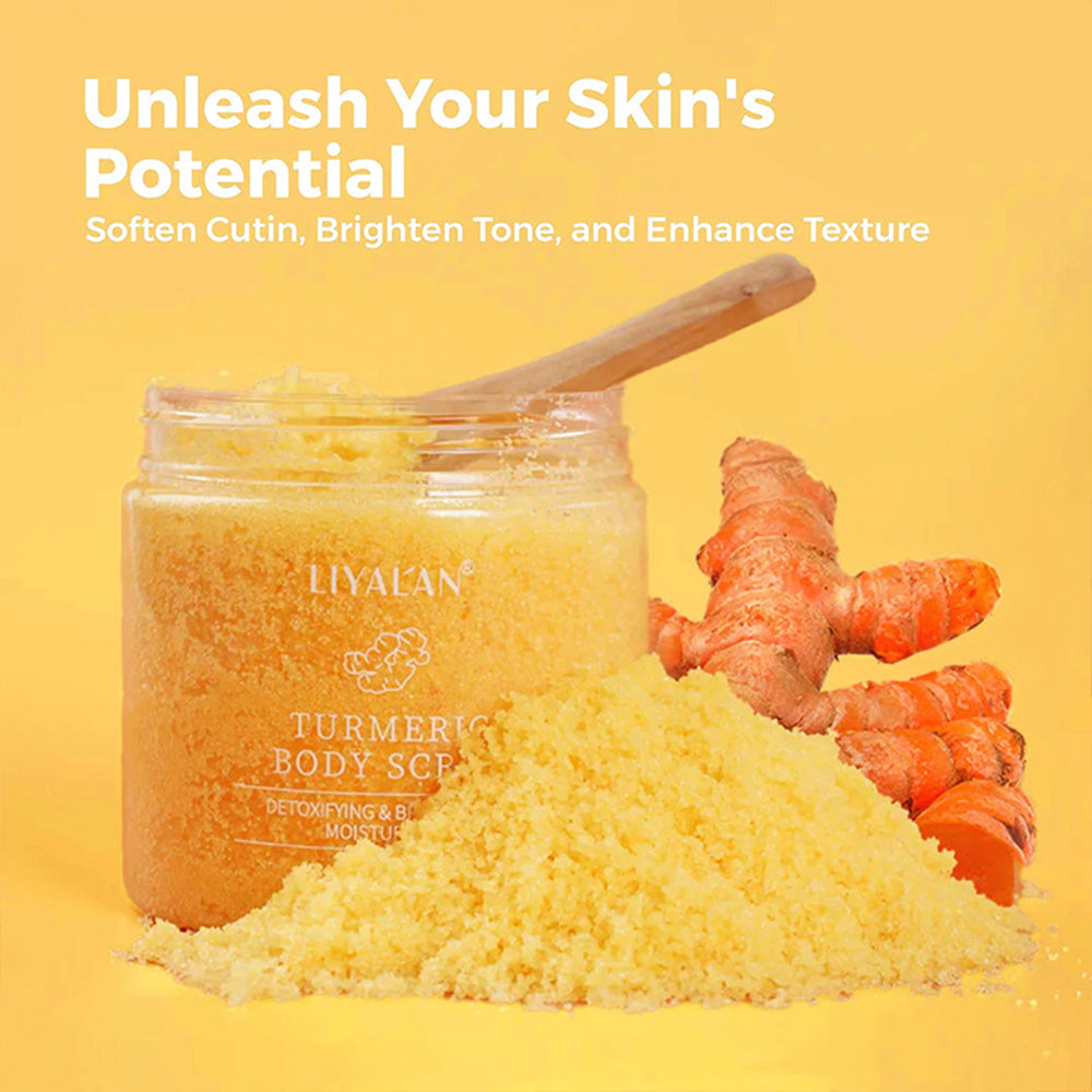 turmeric glow body scrub